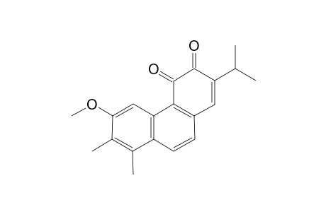 MULTIORTHOQUINONE;2-METHOXY-11,12-DIOXOABIETA-1,3,5(10),6,8,13-HEXAENE