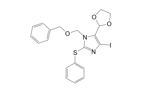 1-[(BENZYLOXY)-METHYL]-4-IODO-2-(PHENYLTHIO)-IMIDAZOLE-5-CARBOXALDEHYDE-ETHYLENE-ACETAL