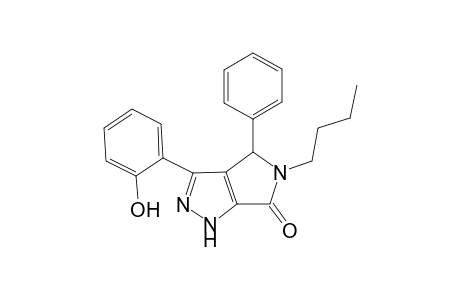 5-Butyl-3-(2-hydroxyphenyl)-4-phenyl-1H,4H,5H,6H-pyrrolo[3,4-c]pyrazol-6-one