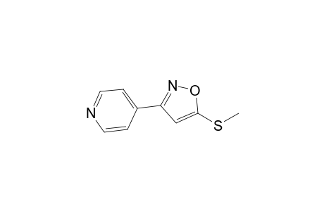 5-(methylthio)-3-(4-pyridyl)isoxazole
