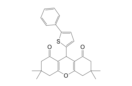3,3,6,6-Tetramethyl-9-(5-phenyl-thiophen-2-yl)-3,4,5,6,7,9-hexahydro-1H-xanthene-1,8(2H)-dione