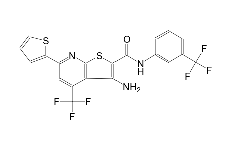 thieno[2,3-b]pyridine-2-carboxamide, 3-amino-6-(2-thienyl)-4-(trifluoromethyl)-N-[3-(trifluoromethyl)phenyl]-