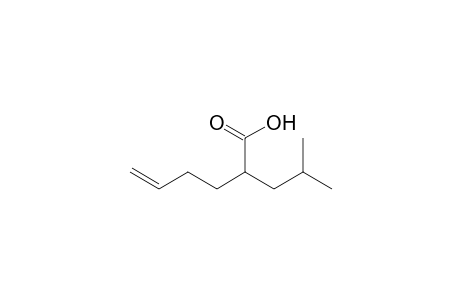 2-(2-Methylpropyl)-5-hexenoic acid
