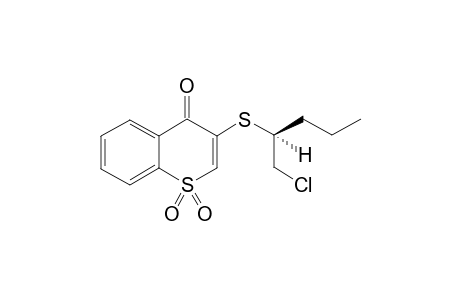 3-(1'-CHLOROMETHYLBUTYLTHIO)-THIOCHROMONE-1,1-DIOXIDE