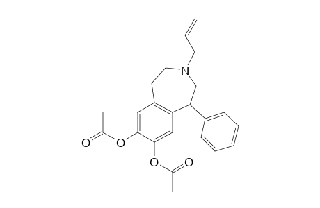 1H-3-Benzazepine-7,8-diol, 2,3,4,5-tetrahydro-1-phenyl-3-(2-propen-1-yl)-, diacetate