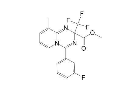 4-(3-Fluoro-phenyl)-9-methyl-2-trifluoromethyl-2H-pyrido[1,2-a][1,3,5]triazine-2-carboxylic acid methyl ester