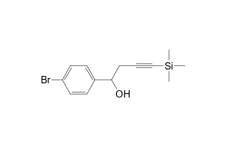 1-(4-bromophenyl)-4-trimethylsilyl-but-3-yn-1-ol