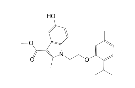 5-Hydroxy-1-[2-(2-isopropyl-5-methyl-phenoxy)ethyl]-2-methyl-indole-3-carboxylic acid methyl ester