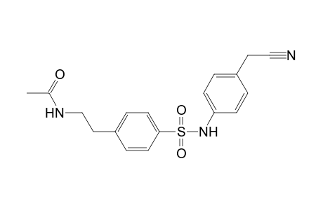 Acetamide, N-[2-[4-(4-cyanomethylphenylsulfamoyl)phenyl]ethyl]-