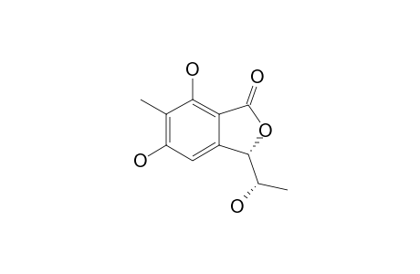 PESTAPHTHALIDE_A;5,7-DIHYDROXY-3-(1-HYDROXYETHYL)-6-METHYL-3-H-ISOBENZOFURAN-1-ONE