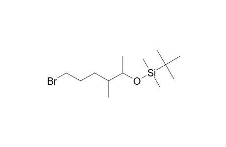 (5-bromo-1,2-dimethyl-pentoxy)-tert-butyl-dimethyl-silane