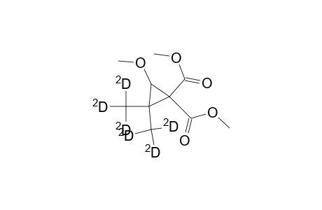 1,1-Cyclopropanedicarboxylic acid, 3-methoxy-2,2-di(methyl-D3)-, dimethyl ester, (.+-.)-