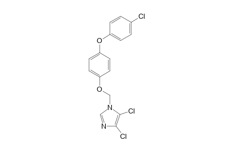 1H-Imidazole, 4,5-dichloro-1-[[4-(4-chlorophenoxy)phenoxy]methyl]-