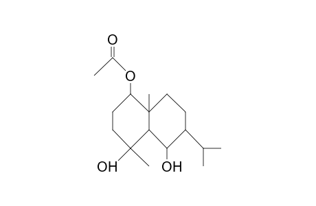 1b-Acetoxy-4b,6b-dihydroxy-eudesmane