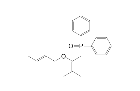 Phosphine oxide, [2-(2-butenyloxy)-3-methyl-2-butenyl]diphenyl-, (E)-