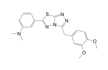 benzenamine, 3-[3-[(3,4-dimethoxyphenyl)methyl][1,2,4]triazolo[3,4-b][1,3,4]thiadiazol-6-yl]-N,N-dimethyl-