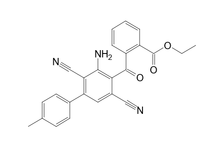 Ethyl 2-[(3-Amino-2,5-dicyano-4'-methyl[1,1'-biphenyl]-4-yl)carbonyl]benzoate