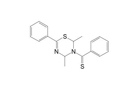 4,6-Dimethyl-5-(.alpha.-thioxobenzoyl)-2-phenyl-5,6-dihydro-4H-1,3,5-thiadiazine