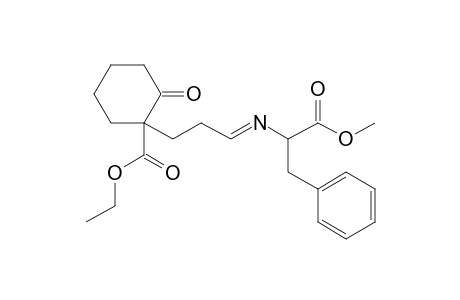 Methyl N-[3-(1'-ethoxycarbonyl-2'-oxocyclohexyl)propylidene]phenylalaninate