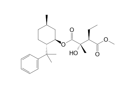 (2S,3R)-1-[5-Methyl-2-(1-methyl-1-phenylethyl)cyclohexyl] 4-methyl 3-ethyl-2-hydroxy-2-methylbutandioate