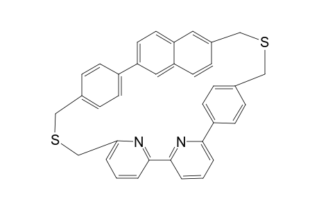 2,6-(methanothiomethano[1,4]benzeno[2,6]pyridino[2,6]pyridino[1,4]benzenomethanothiomethano)naphthalene