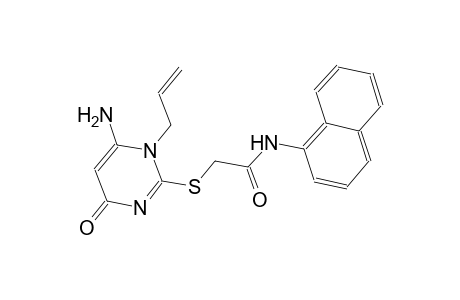 2-[(1-allyl-6-amino-4-oxo-1,4-dihydro-2-pyrimidinyl)sulfanyl]-N-(1-naphthyl)acetamide