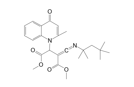 Dimethyl 2-((2,4,4-trimethylpentan-2-ylimino)-methylene)-3-(2-methyl-4-oxoquinolin-1(4H)-yl)-succinate