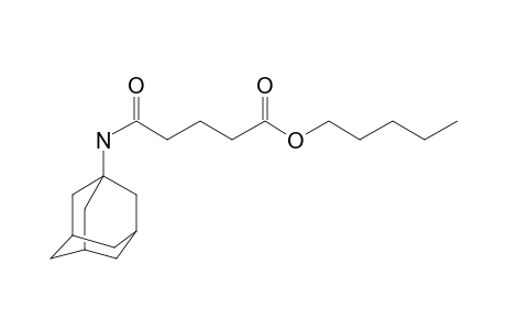 Glutaric acid, monoamide, N-(1-adamantyl)-, pentyl ester