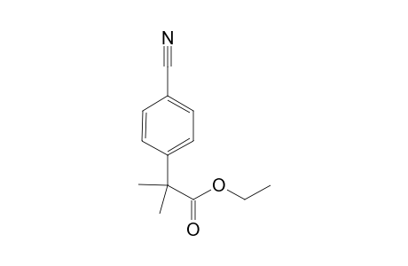 Ethyl 2-(4-cyanophenyl)-2-methylpropanoate