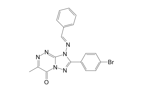 [1,2,4]Triazolo[5,1-c][1,2,4]triazin-4(8H)-one, 7-(4-bromophenyl)-3-methyl-8-[(phenylmethylene)amino]-