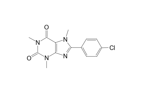 8-(4-Chlorophenyl)-1,3,7-trimethyl-1H-purine-2,6(3H,7H)-dione