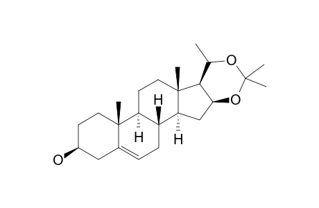 DELTA(5)-PREGNENE-3-BETA,16-BETA,20(R)-TRIOL-16,20-ACETONIDE