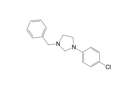 1-(4-Chlorophenyl)-3-(phenylmethyl)imidazolidine