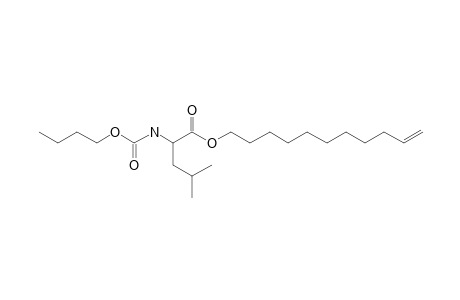 L-Leucine, N-butoxycarbonyl-, undec-10-enyl ester