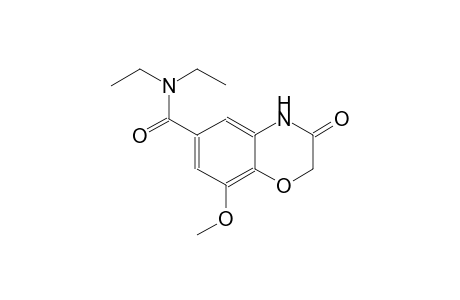 2H-1,4-benzoxazine-6-carboxamide, N,N-diethyl-3,4-dihydro-8-methoxy-3-oxo-