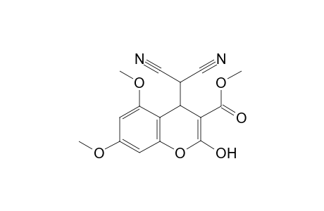 3-(Ethoxycarbonyl)-4-(dicyanomethyl)-5,7-dimethoxy-3,4-dihydrocoumarin