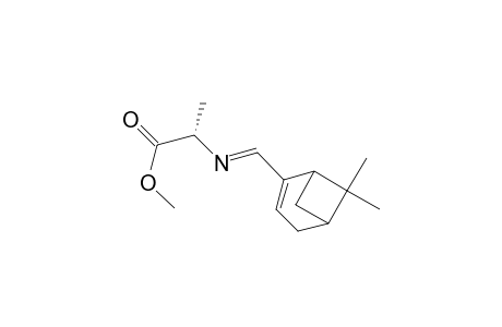 Methyl N-myrtenylidene alaninate