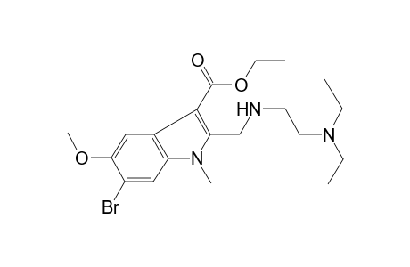 Ethyl 6-bromo-2-({[2-(diethylamino)ethyl]amino}methyl)-5-methoxy-1-methyl-1H-indole-3-carboxylate