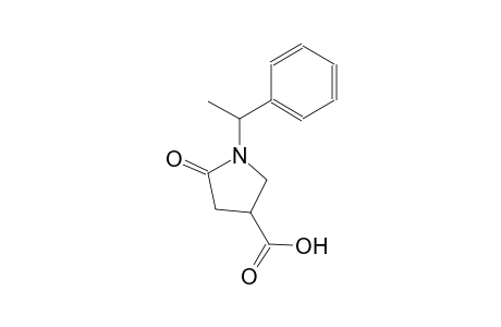 5-Oxo-1-(1-phenylethyl)-3-pyrrolidinecarboxylic acid