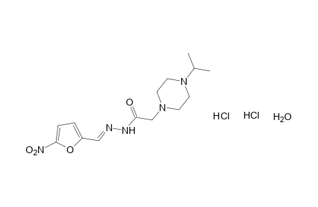 4-isopropyl-1-piperazineacetic acid, (5-nitrofurfurylidene)hydrazide, dihydrochloride, monohydrate
