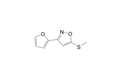 3-(2-furanyl)-5-(methylthio)isoxazole