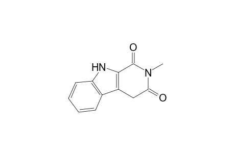 2-Methyl-1,3-dioxo-1,2,3,4-tetrahydro-.beta.-carboline