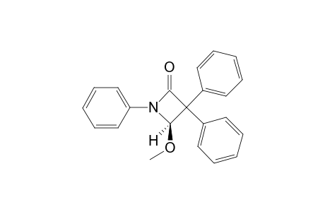 4-Methoxy-1,3,3-triphenylazetidin-2-one