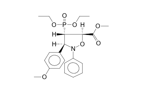 2-PHENYL-3-PARA-METHOXYPHENYL-4-DIETHOXYPHOSPHORYL-5-CARBMETHOXYISOXAZOLIDINE