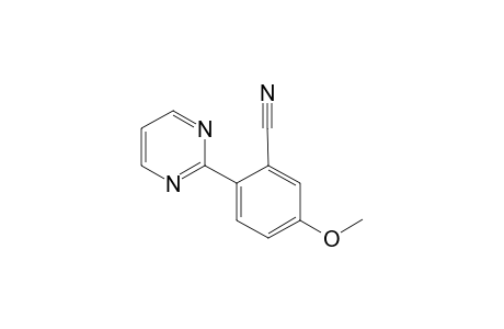 5-Methoxy-2-pyrimidin-2-yl-benzonitrile