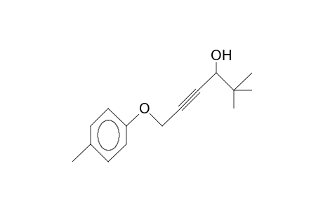 4-Hexyn-3-ol, 2,2-dimethyl-6-(4-methylphenoxy)-