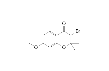 3-BROMO-7-METHOXY-2,2-DIMETHYL-CHROMAN-4-ONE