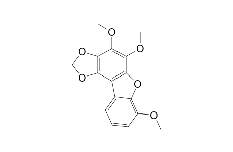 1,2-METHYLENEDIOXY-3,4,6-TRIMETHOXYDIBENZOFURAN