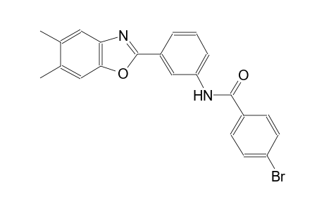 benzamide, 4-bromo-N-[3-(5,6-dimethyl-2-benzoxazolyl)phenyl]-