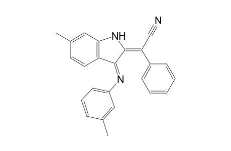 2-(1'-Cyano-1'-phenylmethylidene)-6-methyl-3-(3"-tolyl)imino-2,3-dihydro-1H-indole